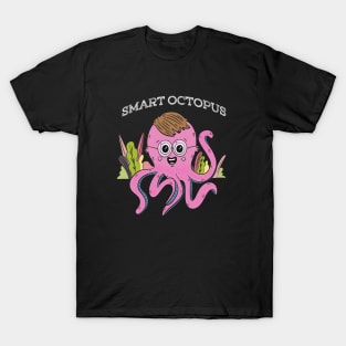 Smart Octopus Animals T-Shirt